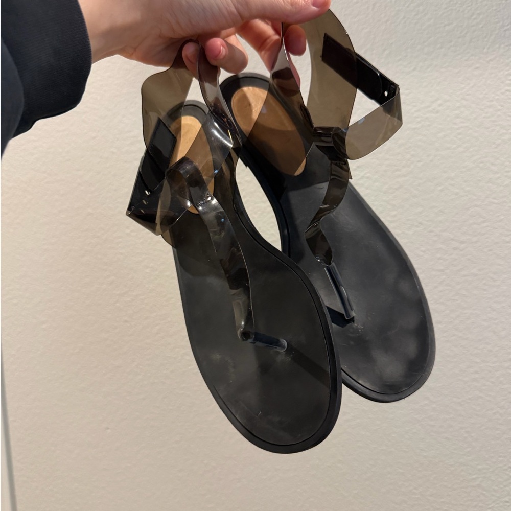 MM6 Margiela Black Sandals